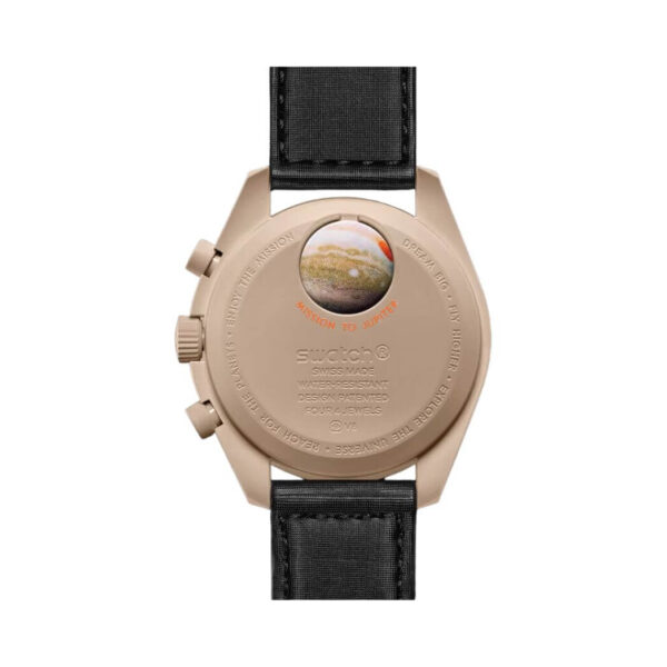 Omega X Swatch Mission To Jupiter So33C100 Moonswatch Khaki Brown Bioceramic - Image 2