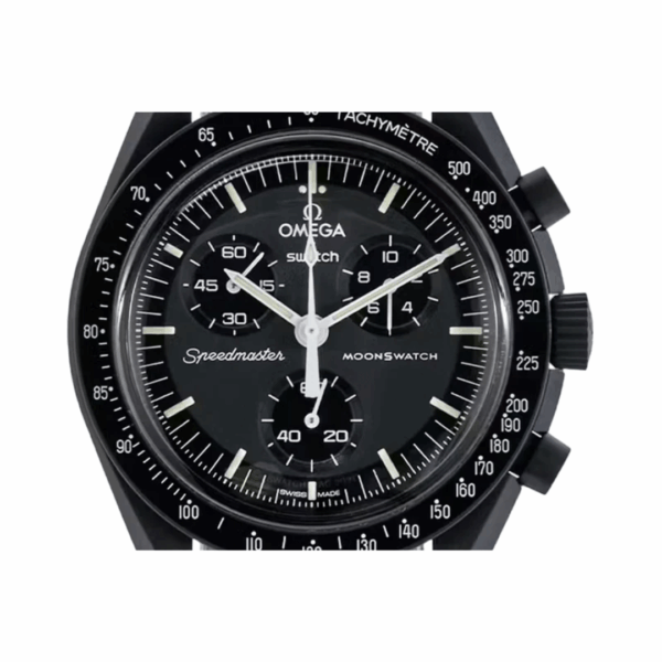 Omega X Swatch Mission To Mercury So33A100 Moonswatch Grey Strap - Image 3