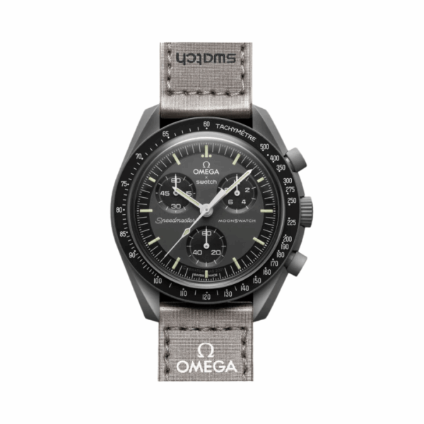 Omega X Swatch Mission To Mercury So33A100 Moonswatch Grey Strap