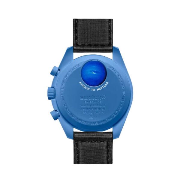 Omega X Swatch Mission To Neptune So33N100 Moonswatch Blue Bioceramic - Image 2