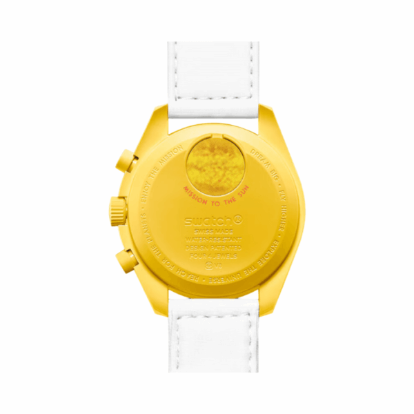 Omega X Swatch Mission To Sun So33J100 Moonswatch Yellow Bioceramic - Image 2