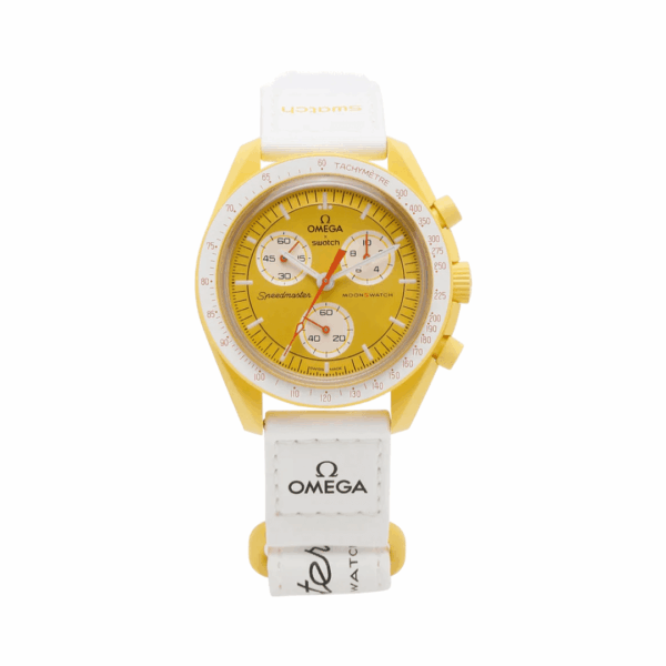 Omega X Swatch Mission To Sun So33J100 Moonswatch Yellow Bioceramic - Image 3