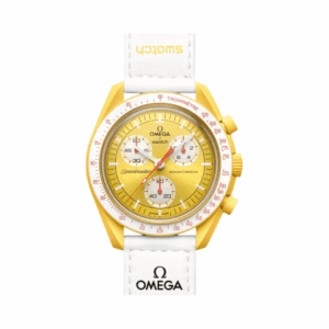 Omega X Swatch Mission To Sun So33J100 Moonswatch Yellow Bioceramic