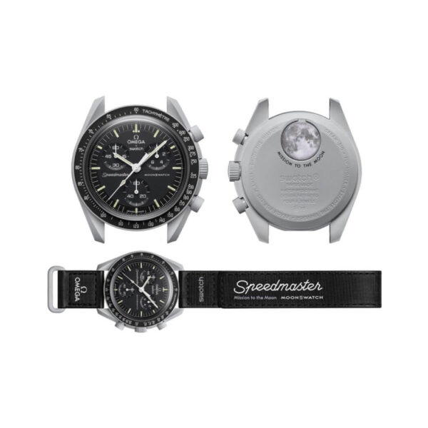 Omega X Swatch Mission To Moon SO33M100 Black Bioceramic - Image 4
