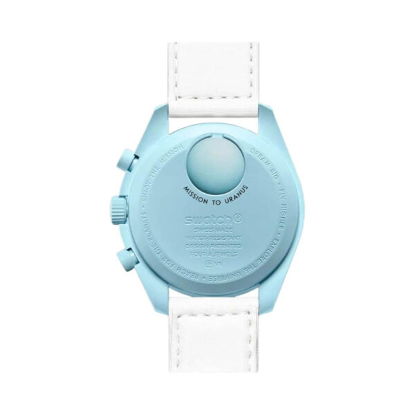Omega X Swatch Mission To Uranus Pastel So33L100 Moonswatch Blue Bioceramic - Image 2