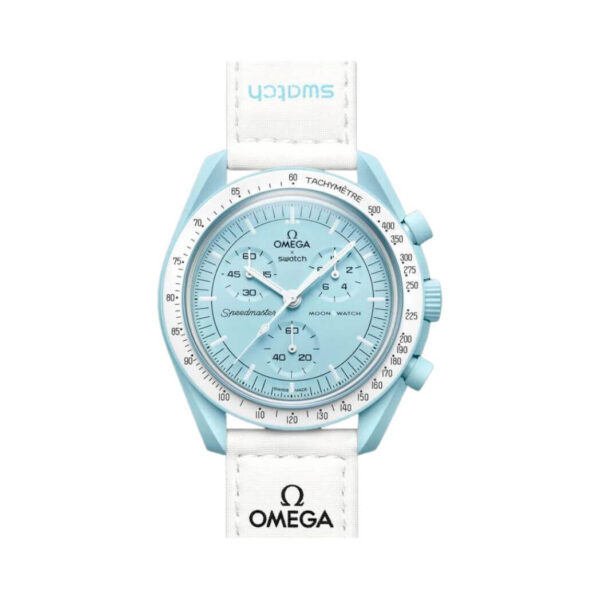 Omega X Swatch Mission To Uranus Pastel So33L100 Moonswatch Blue Bioceramic