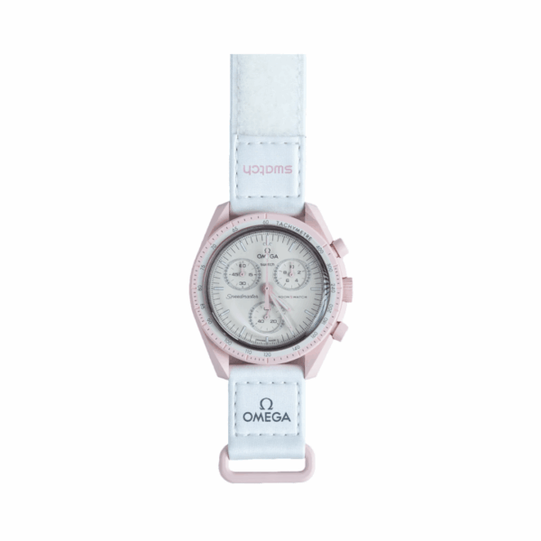 Omega X Swatch Mission To Venus So33P100 Moonswatch White Strap - Image 4