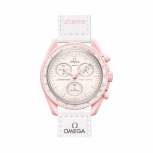 Omega X Swatch Mission To Venus So33P100 Moonswatch White Strap