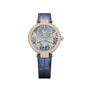 Harry Winston Premier Precious Lace 18Kt Rose Gold &Amp; Diamonds 36Mm Ladies Watch