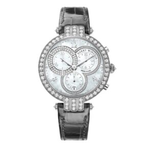 Harry Winston Premier Chronograph White Gold & Diamonds 40Mm Ladies Watch 01