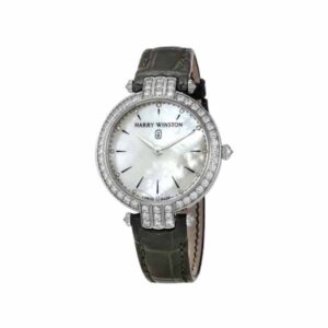 Harry Winston Premier 36Mm 18K White Gold With Diamonds Ladies Watch