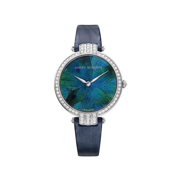 Harry Winston Premier PRNQHM36WW006 Feathers 36Mm 18Kt White Gold