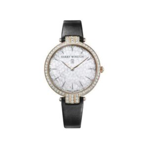 Harry Winston Premier 39Mm 18Kt Rose Gold Ladies Watch