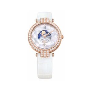 Harry Winston Premier 18Kt Rose Gold 36Mm Ladies Watch