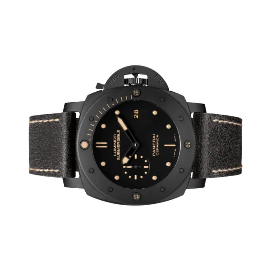 Panerai Luminor Submersible 1950 3 Days 47Mm Black Ceramic Men’S Watch - Image 3
