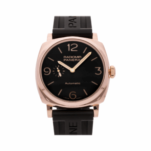 Panerai Radiomir PAM00573 18k Rose Gold 45mm Brown Dial Mens Watch