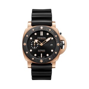 Panerai Submersible PAM01070 Goldtech Orocarbo Black Dial