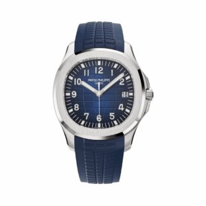 Patek Philippe Aquanaut 5168G-001 Blue Embossed Dial Jumbo