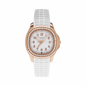 Patek Philippe Aquanaut 5269/200R-001 Diamond-Set Bezel 18K Rose Gold White Dial