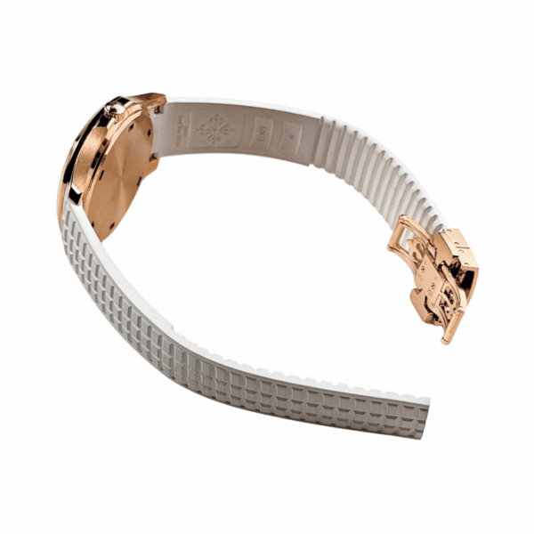 Patek Philippe Aquanaut 5269/200R-001 Diamond-Set Bezel 18K Rose Gold White Dial - Image 6