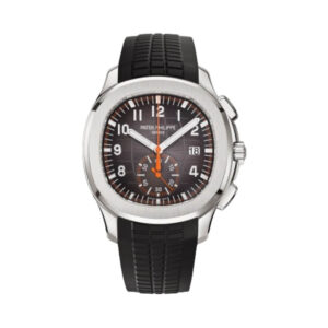 Patek Philippe Aquanaut 5968A-001 Black Embossed Dial Chronograph 42mm Men’s Watch
