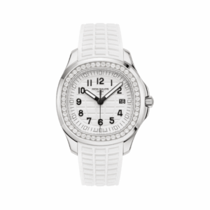 Patek Philippe Aquanaut Luce 5267/200A-010 Matted Diamond-Set Bezel Stainless 39mm Steel White Dial Womens Watch