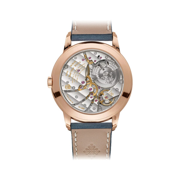 Patek Philippe Complications Calatrava 5224R-001 Travel Time 18K Rose Gold 24-hour display Blue Dial 42mm Men’s Watch - Image 2