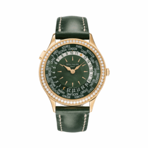Patek Philippe Complications World Time 7130R-014 18Kt Rose Gold Olive Green Dial