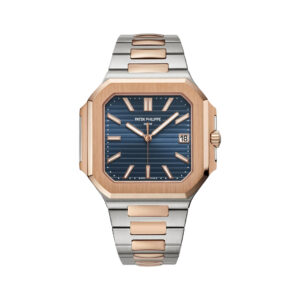 Patek Philippe Cubitus 5821/1AR-001 Stainless Steel/Rose Gold Blue Dial 45mm Men’s Watch
