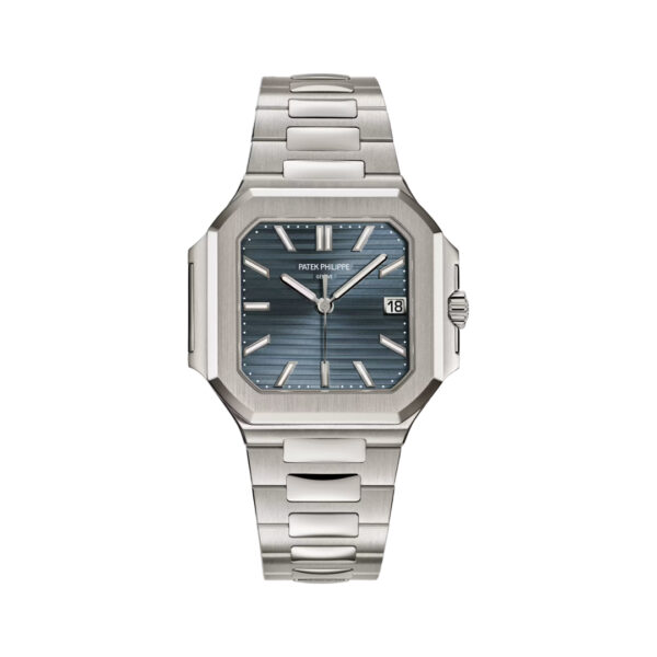 Patek Philippe Cubitus 7128/1G-001 White Gold Sunburst Blue-Gray Dial 40mm Men’s Watch