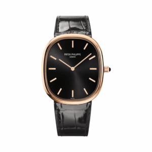 Patek Philippe Golden Ellipse 5738R-001 Ebony 18K Rose Gold Black Dial
