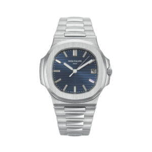 Patek Philippe Nautilus 5711/1P-001 Blue Baguette Dial 40Th Anniversary Limited Edition Of 700 Pieces Platinum Men’S Watch