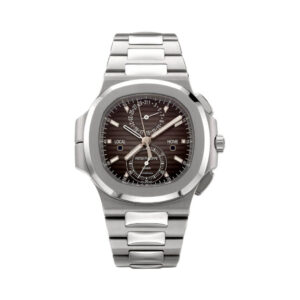 Patek Philippe Nautilus 5990/1A-001 Tiffany & Co Dial Travel Time Chronograph Black Dial