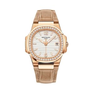 Patek Philippe Nautilus 7010R-011 White Index Dial Diamond-Set Bezel