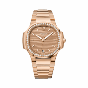 Patek Philippe Nautilus 7118/1200R-010 18K Rose Gold Golden Brown Opaline Dial