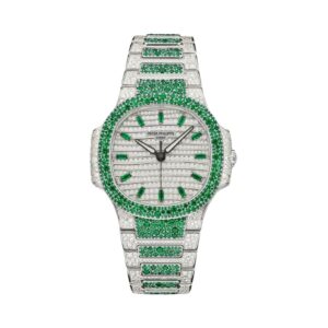 Patek Philippe Nautilus 7118/1453G-001 Haute Joaillerie Automatic Emeralds Diamond