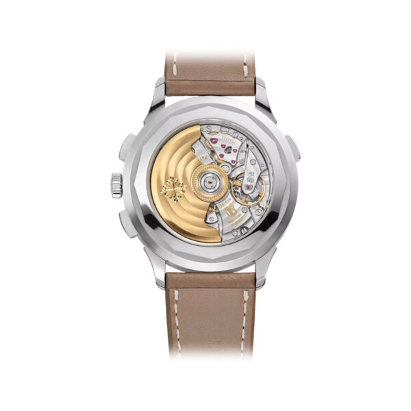 Patek Philippe World Time 5935A-001 Chronograph Stainless Steel Salmon Dial 41mm Men’s Watch - Image 2