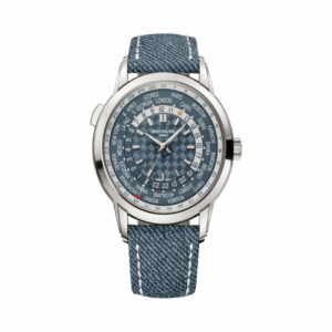 Patek Philippe World Time With Date 5330G-001 Opaline Blue-Gray Dial