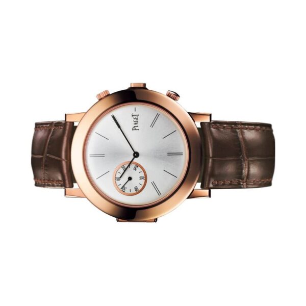 Piaget Altiplano Double Jeu G0A35153 18K Rose Gold Silver Dial - Image 3