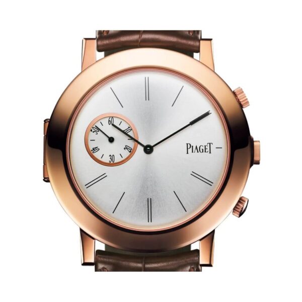 Piaget Altiplano Double Jeu G0A35153 18K Rose Gold Silver Dial - Image 4