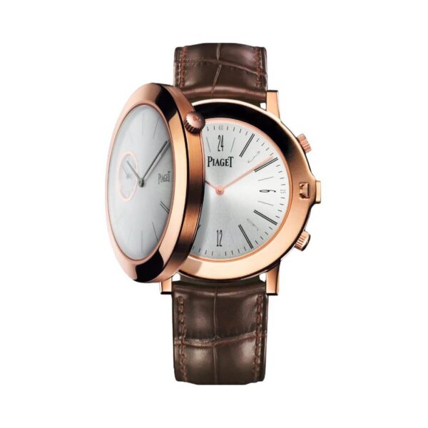Piaget Altiplano Double Jeu G0A35153 18K Rose Gold Silver Dial - Image 2
