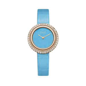 Piaget Possession G0A43089 Quartz RG Turquoise Leather Strap Blue Dial