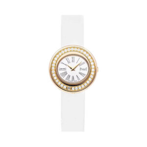 Piaget Possession GOA36188 18kt Rose Gold Diamond Satin Silver Dial