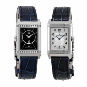Jaeger Lecoultre Reverso Classic Small Duetto 21Mm Stainless Steel Ladies Watch
