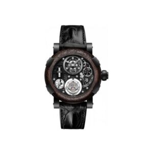 Romain Jerome Titanic Steampunk Tourbillon 50Mm Black Pvd With Titanic Rusted Steel Bezel Limited Edition Men’S Watch