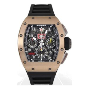 Richard Mille Rm011 Aj Rg Felipe Massa Automatic Flyback Chronograph 18Kt Rose Gold And Titanium Men’S Watch
