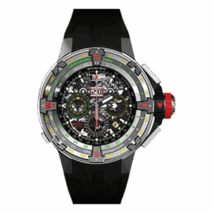 Richard Mille Rm 60-01 Regatta Flyback Chronograph Skeletonized Dial 50Mm Titanium Black Rubber Straps Men’S Watch