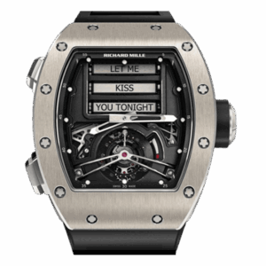 Richard Mille Rm 69 Ti Erotica Manual Winding Tourbillon 50Mm X 42.70Mm Titanium Black Rubber Straps Men’S Watch