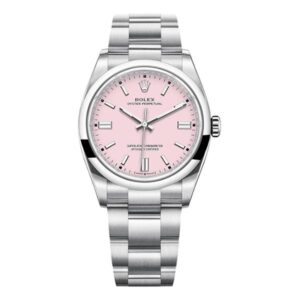 Rolex Oyster Perpetual 277200-004 Candy Pink Index Dial 31Mm Stainless Steel Oyster Bracelet Ladies Watch