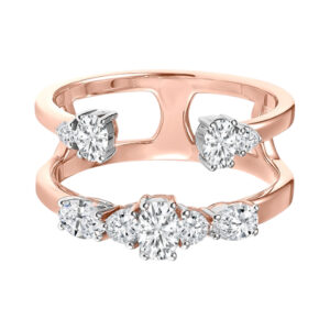 ROUND-OVAL RING- HRD-E-F/VS 0.87 CTS- A41R,Total Wt – 6.00gm